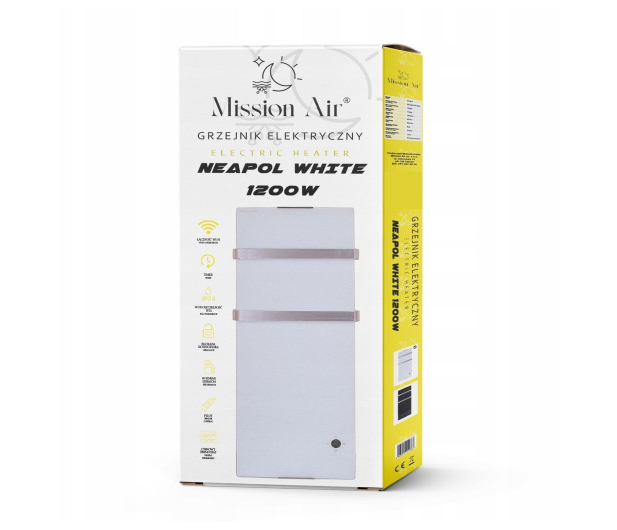 Mission Air Grzejnik konwektorowy NEAPOL 1200W WiFi White - 1590303 - zdjęcie 5